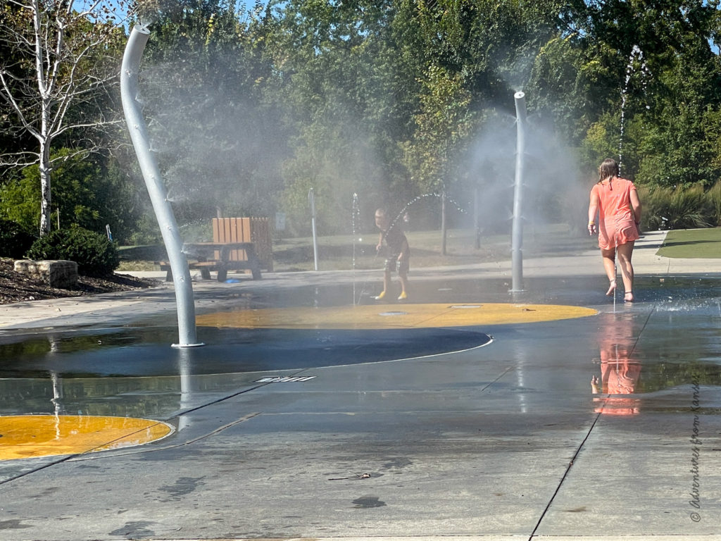 spray ground at Roe Park