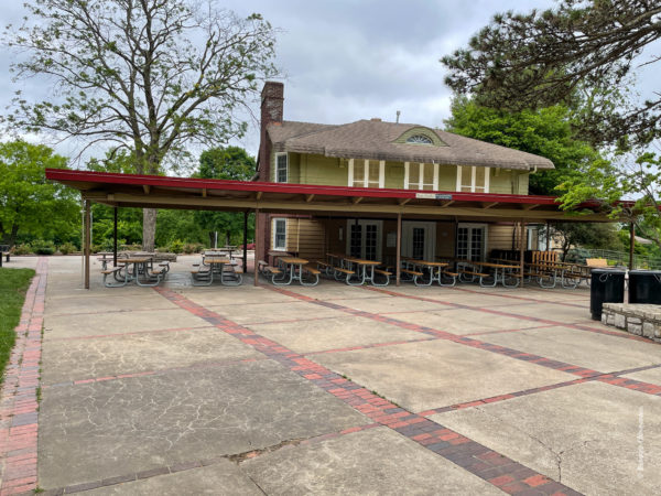 sitting patio at Antioch Park