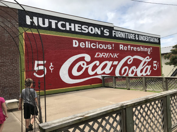 The wall at Coke Corner