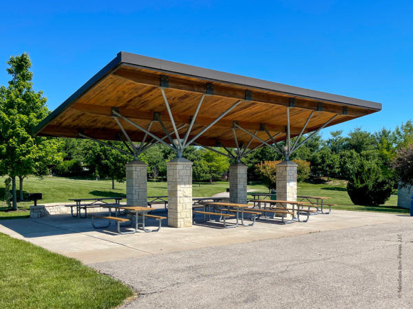 shelter house at Buffalo Meadows Park