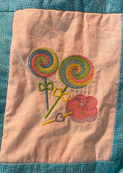 lollipops machine embroidery