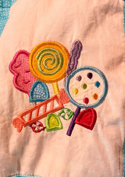 candy machine appliqué