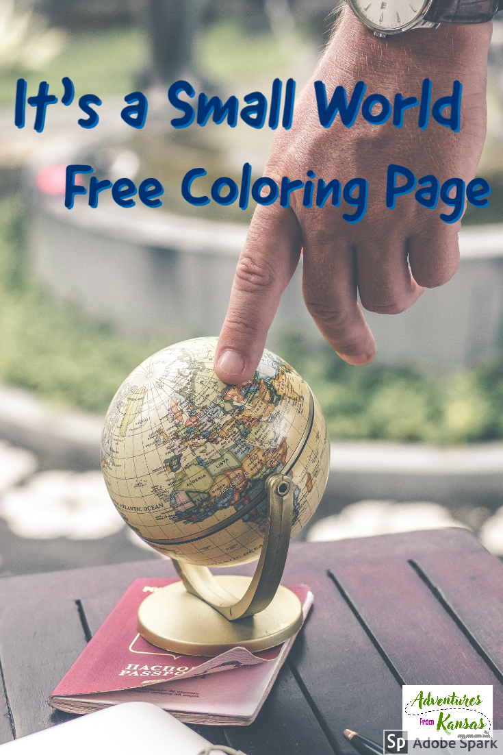 It's a Small World Coloring Page