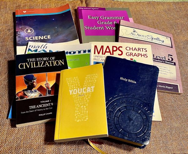 6th Grade all subjects homeschool