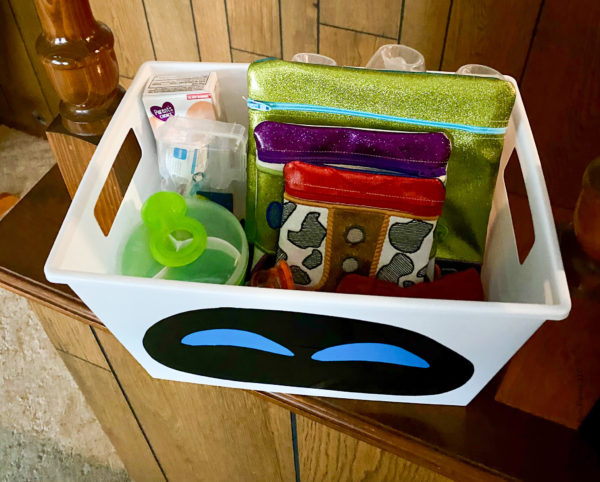 eve Pixar baby shower box
