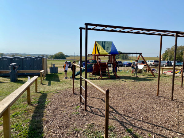 playground at Louisburg Cider Mill