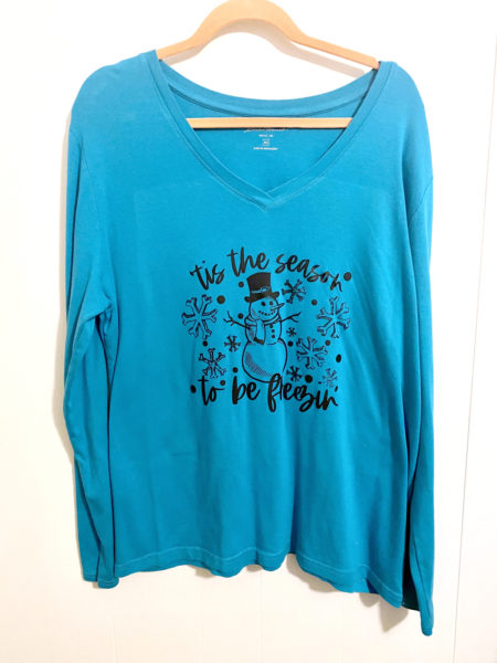 Tis the season screenprint transfer