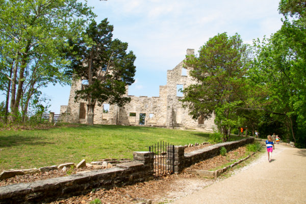 view of Ha Ha Tonka castle