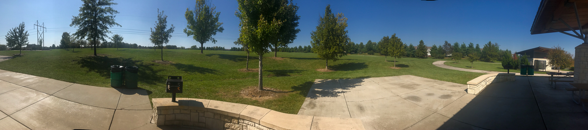 green space at buffalo meadows park