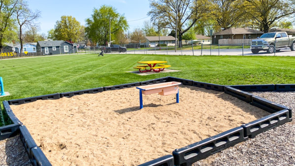 sand box at friendship park Spring Hill 