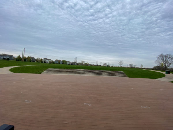 stage area 
