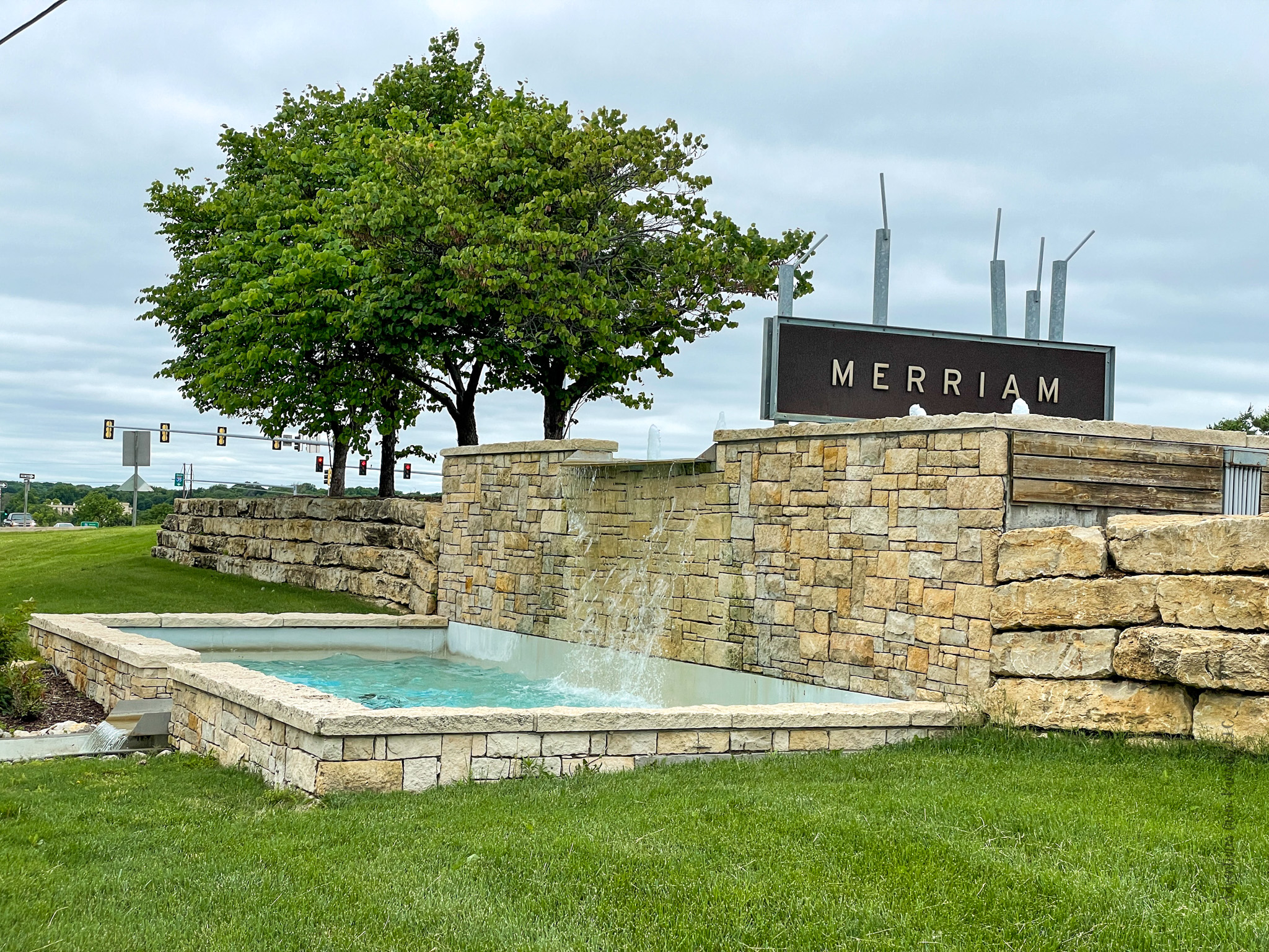 Merriam water feature