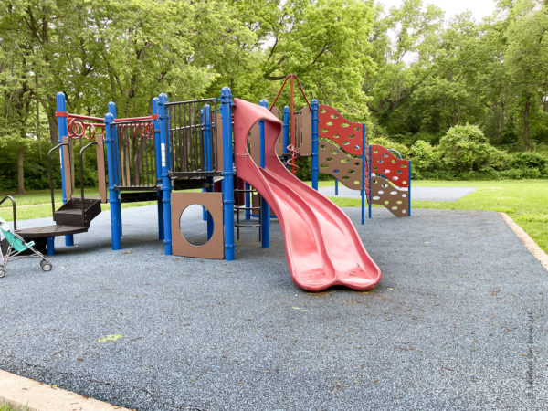 slides at the playground