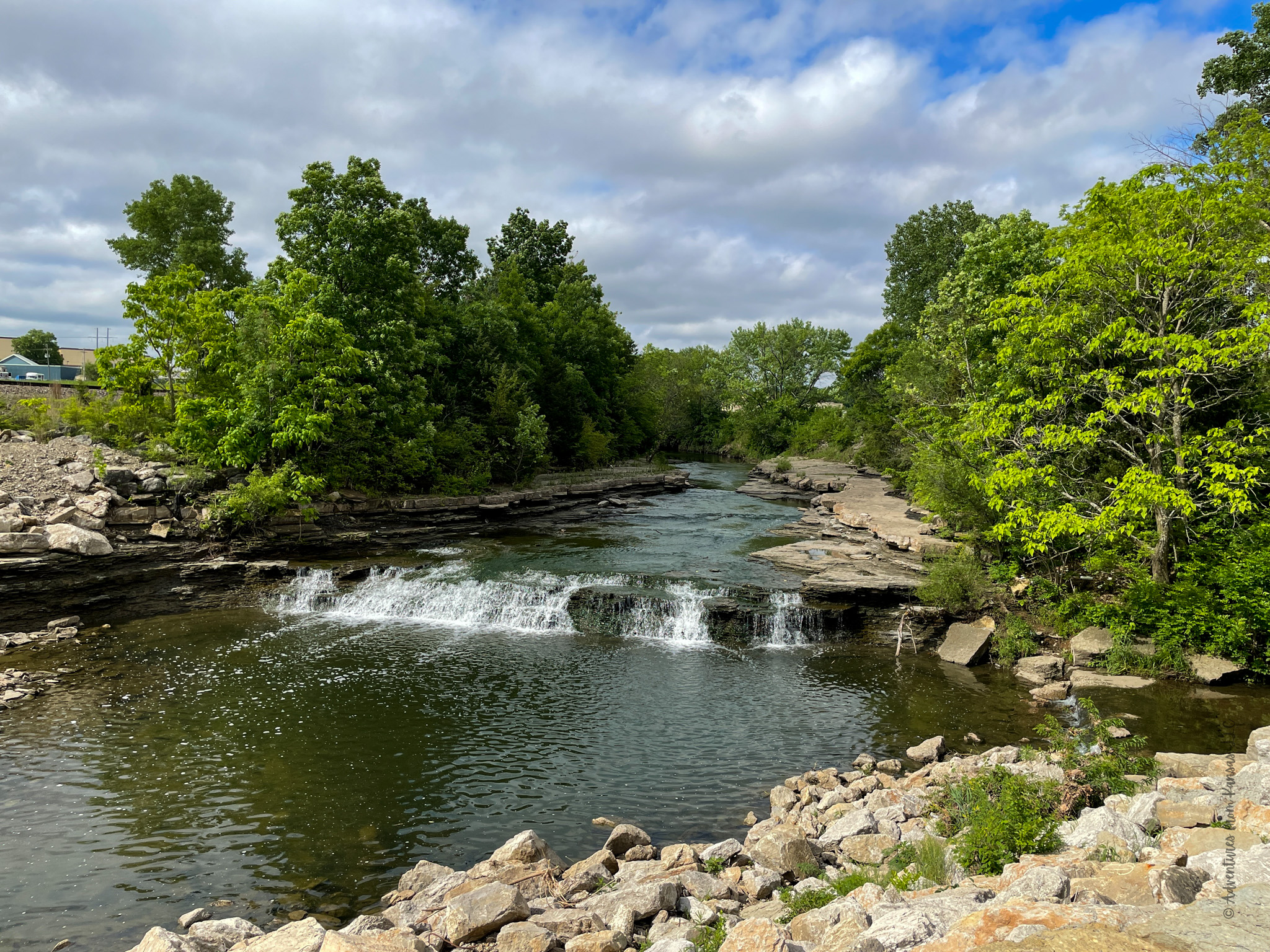 waterfall on turkey creek