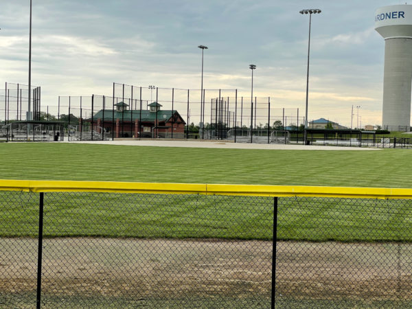 baseball field at celebration park Gardner 