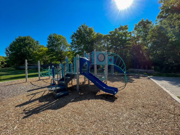 shorter slide at Heritage Park
