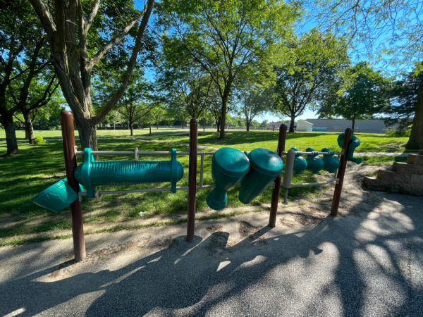 musical instruments at park