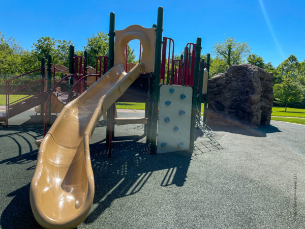 Long Curved Slide at Mill Creek