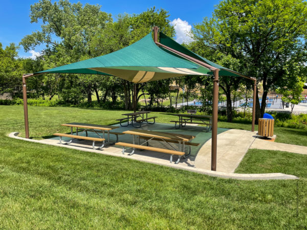 shelter at bois d'arc park