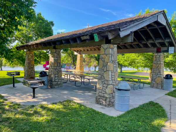 shelter house at cedar lake park