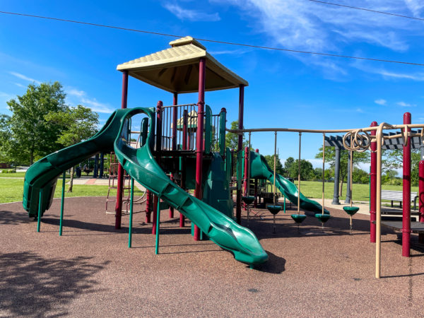 slides monkey rings playground