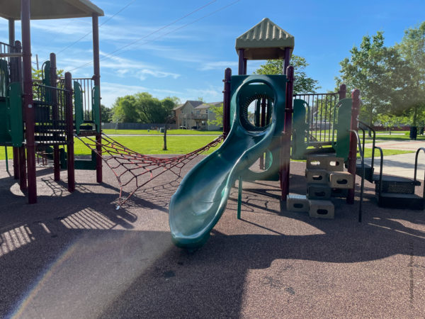 Smaller play area at Hampton Park Olathe 