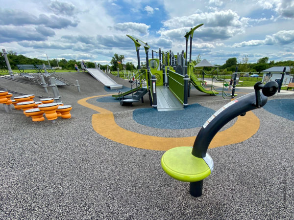 playground and hill