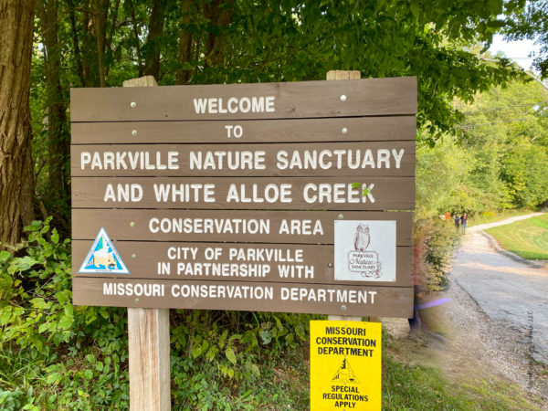 parkville nature sign