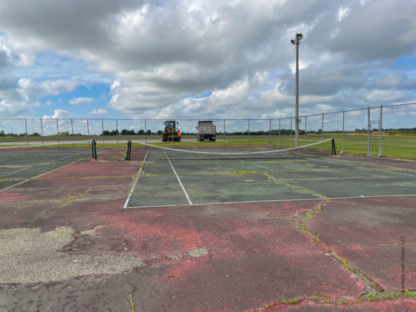 tennis courts at Edgerton parks