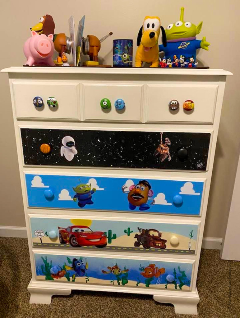 finished Pixar Dresser