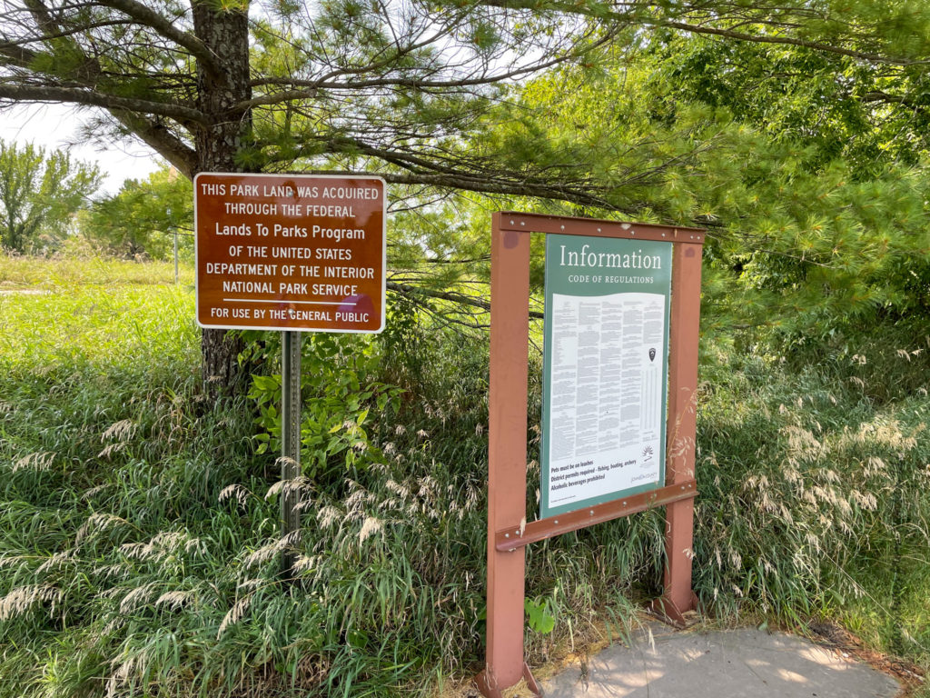 JoCo Parks sign