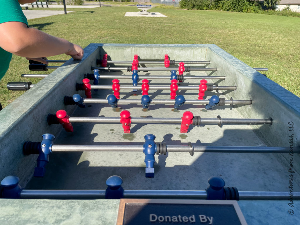 foosball table at goppert