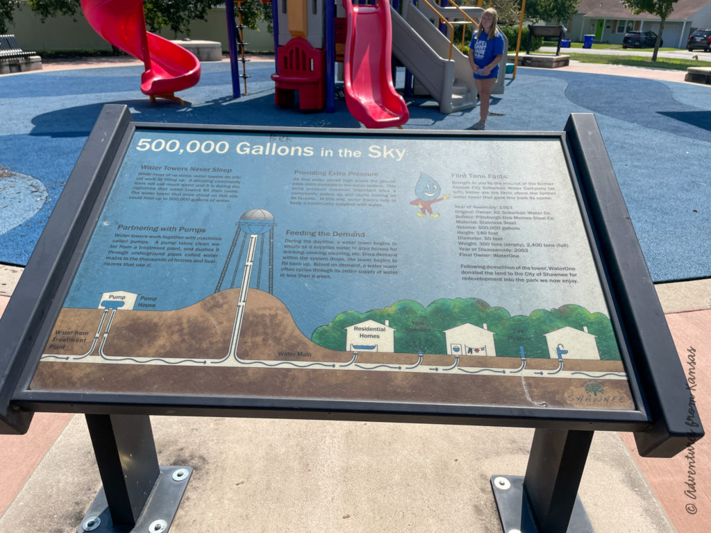 Water Tower Info at park