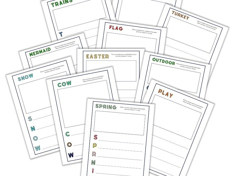Acrostic Poems for Kids