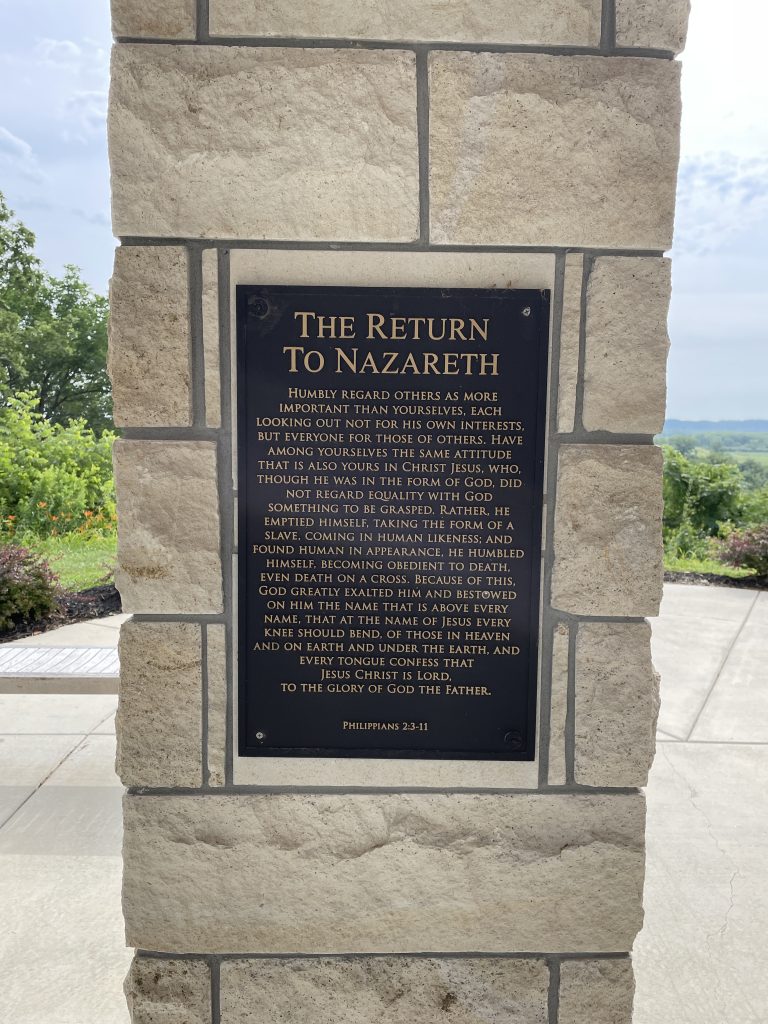 Return to Nazareth Plaque 